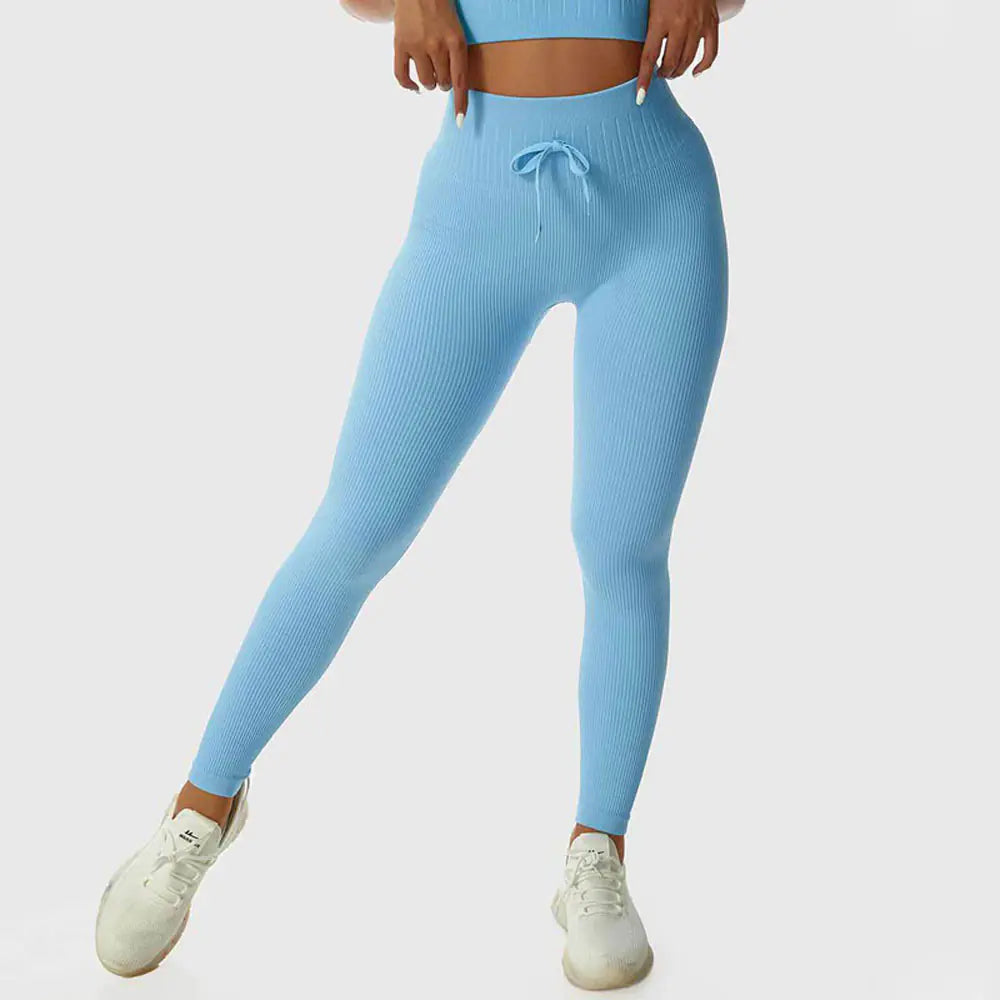 Seamless Candy Color Yoga Outfit