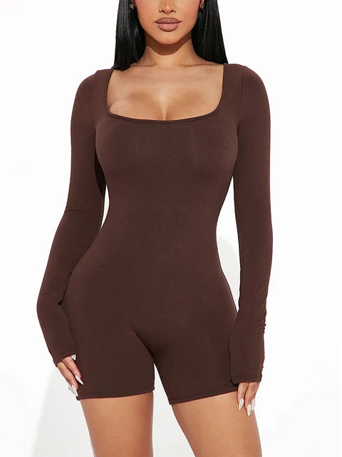 Bodycon Long Sleeve Jumpsuit