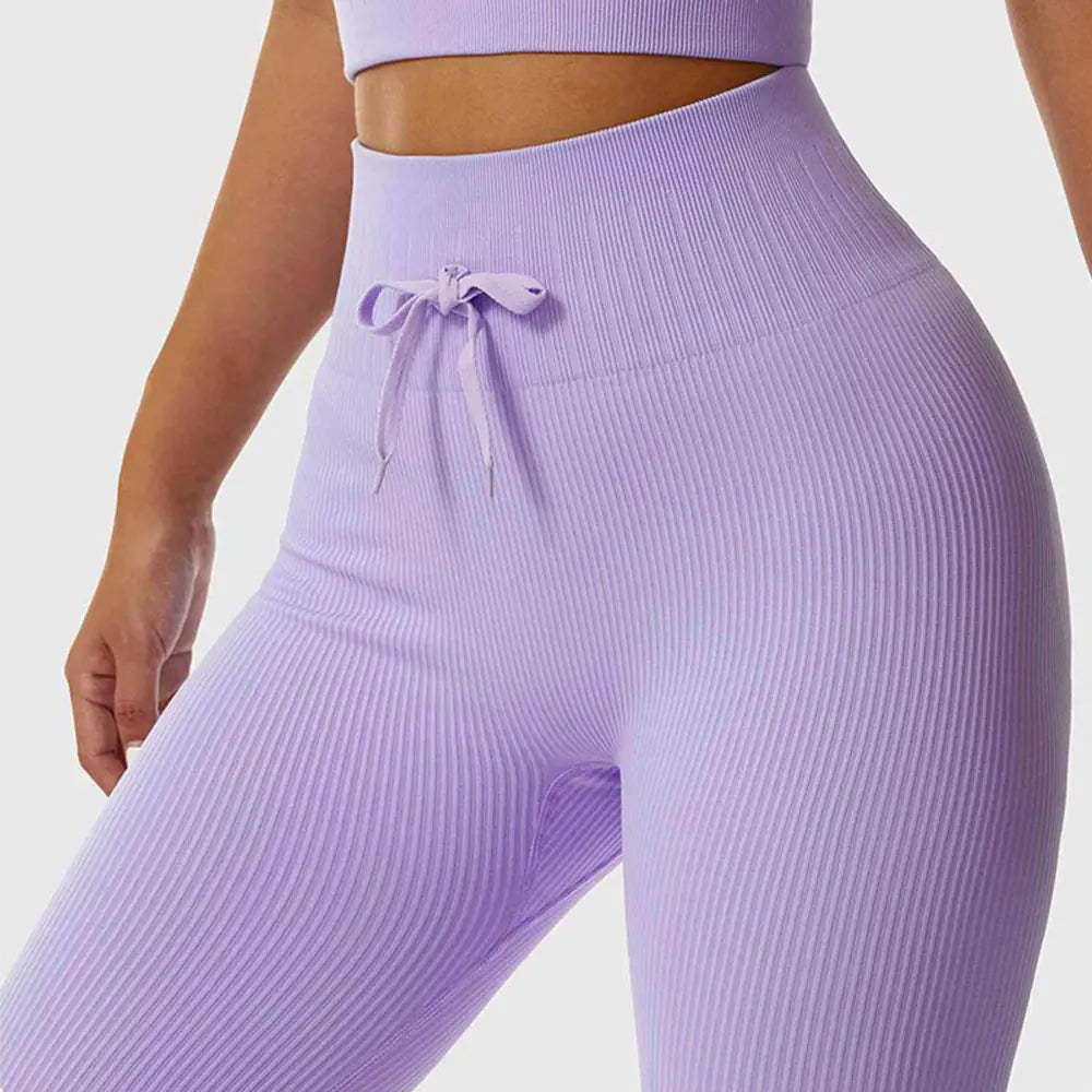 Seamless Candy Color Yoga Outfit