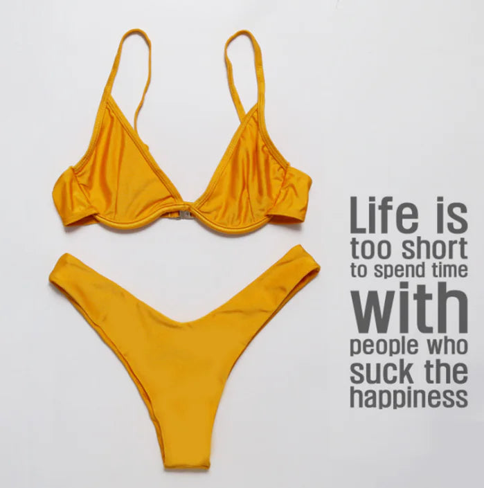 Popular Bikini with Steel Support in Multiple Colors