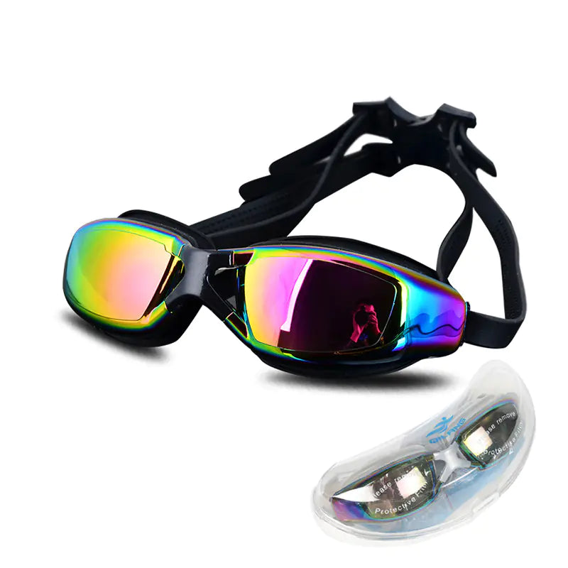 Professional Diving Goggles Set with Swim Cap and Glasses