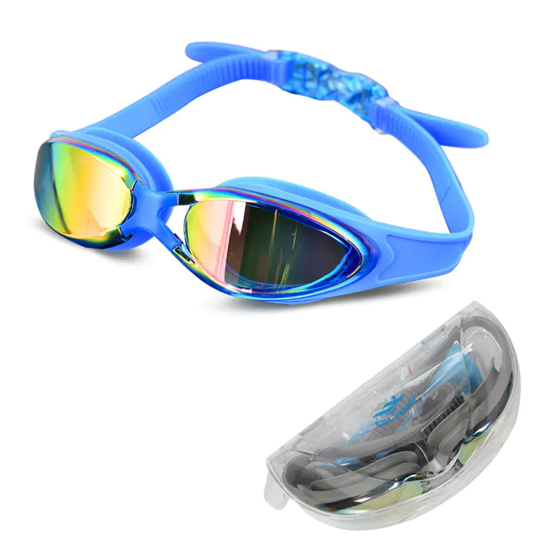 Professional Diving Goggles Set with Swim Cap and Glasses